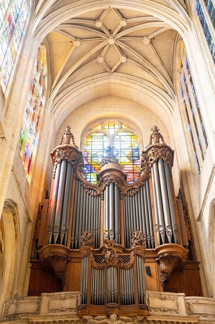 France, Paris, Saint Gervais Square, Saint Gervais Saint Protais Church