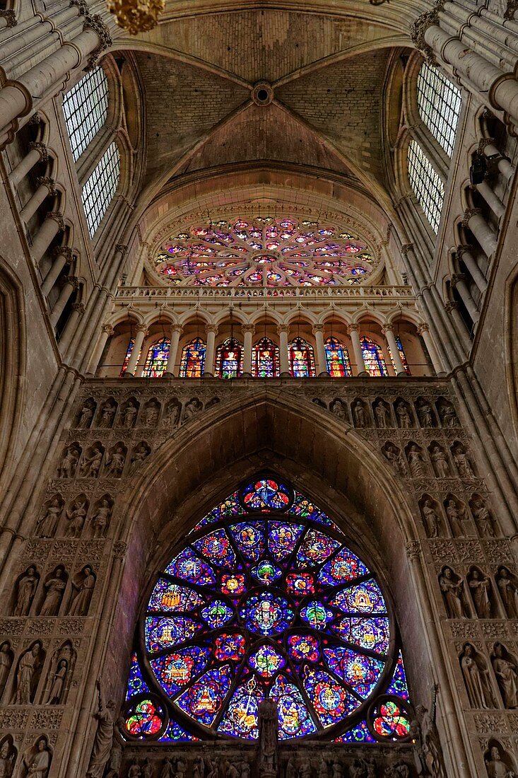Frankreich, Marne, Reims, Kathedrale Notre Dame, Weltkulturerbe der UNESCO