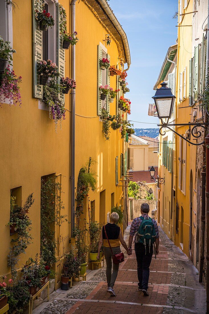 Frankreich, Alpes-Maritimes, Menton, Altstadt, Rue De La Conception