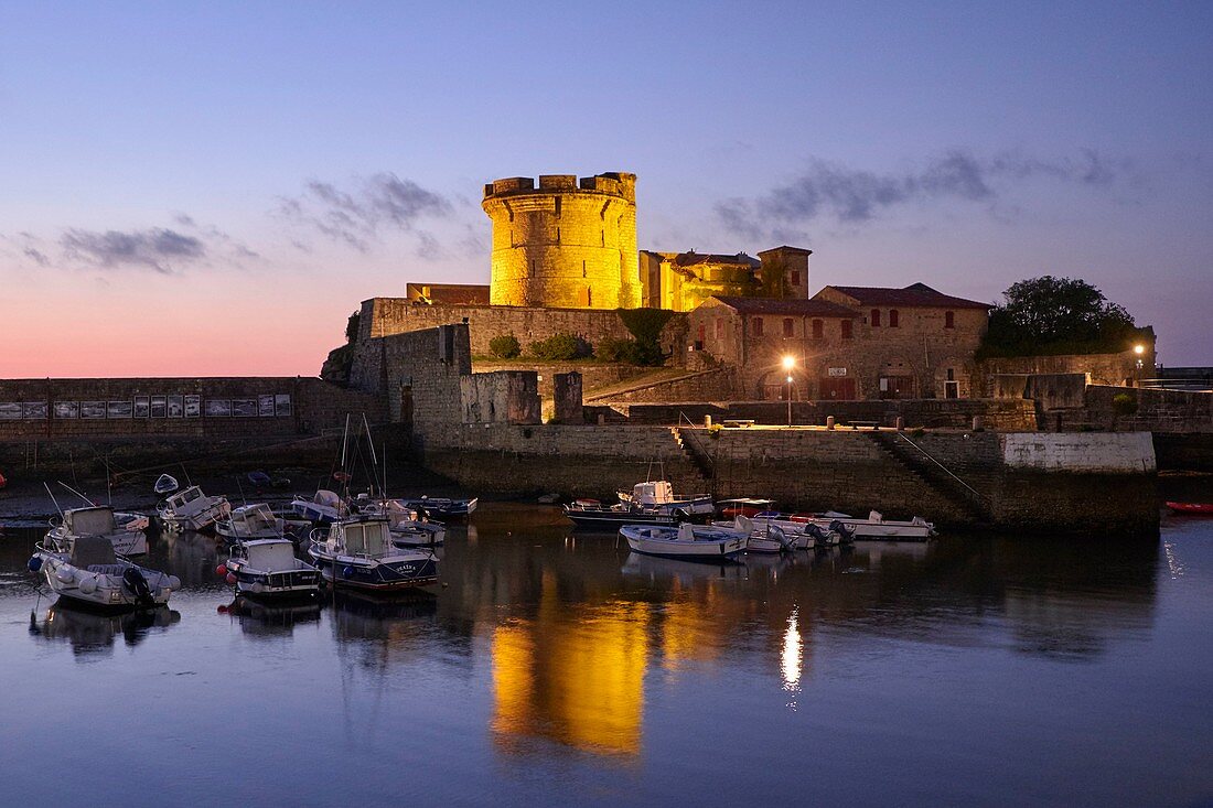 Frankreich, Pyrenees Atlantiques, Baskenland-Küste, Ciboure, Socoa Fort gebaut unter Louis XIII überarbeitet von Vauban in der Bucht von Saint Jean de Luz