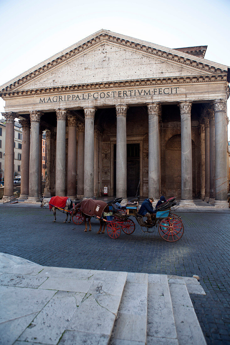 Das Pantheon, UNESCO-Weltkulturerbe, Rom, Latium, Italien, Europa