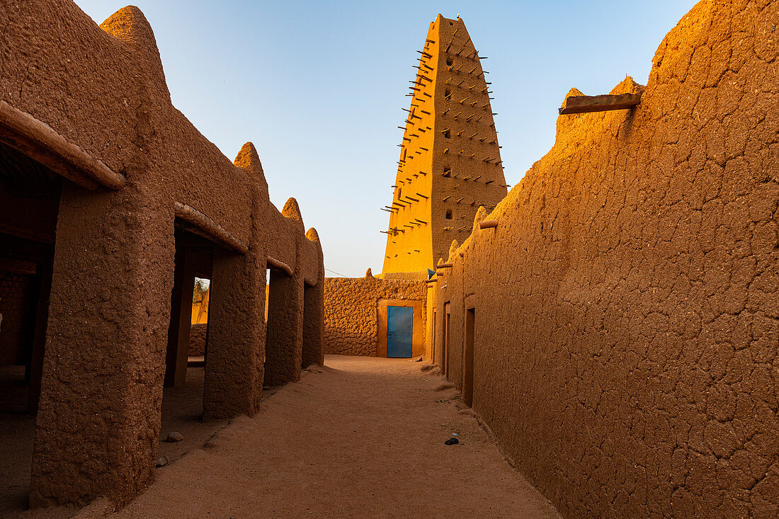 Große Moschee von Agadez, UNESCO-Weltkulturerbe, Agadez, Niger, Afrika