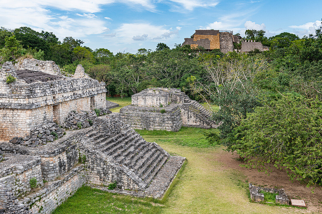 Yucatec-Maya archaeological site, Ek Balam, Yucatan, Mexico, North America