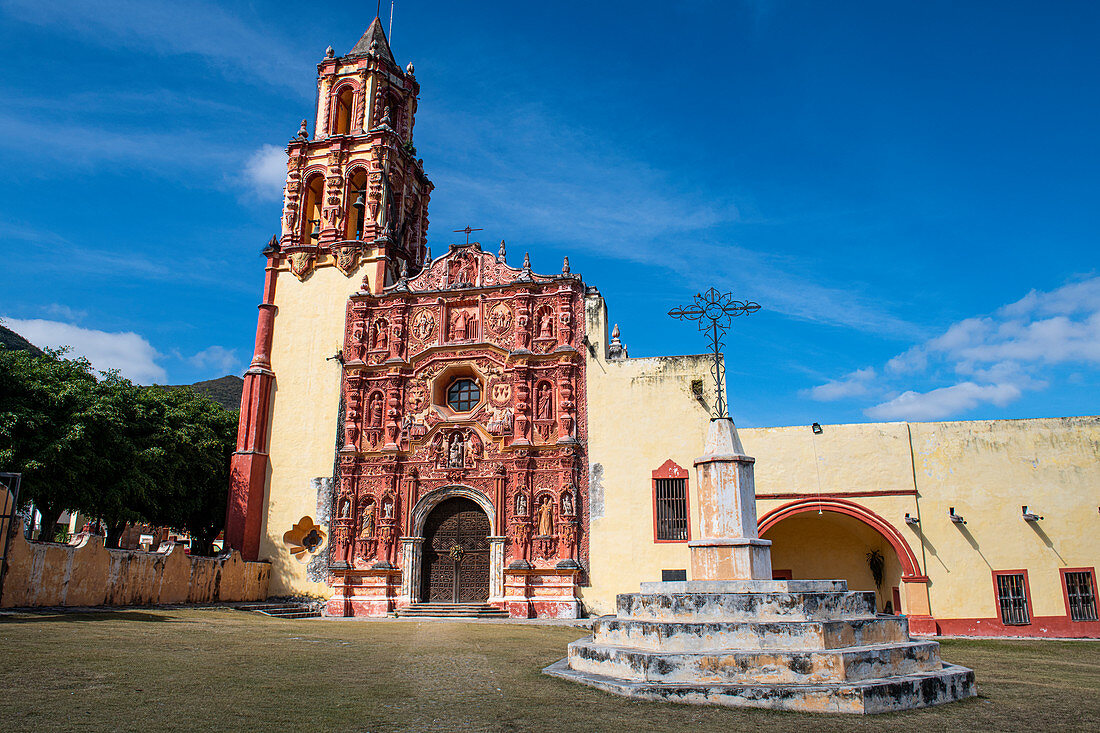 Landa Mission, UNESCO-Weltkulturerbe, Franziskaner-Missionen in der Sierra Gorda von Queretaro, Landa de Matamoros, Queretaro, Mexiko, Nordamerika