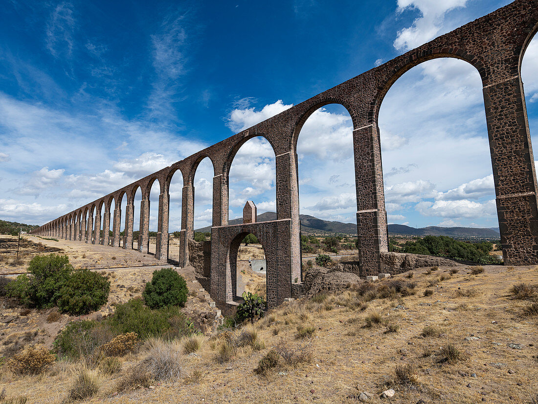 Aqueduct of Padre Tembleque, UNESCO World Heritage Site, Mexico state, Mexico, North America