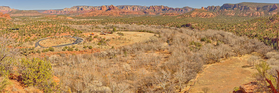 Red Rock State Park vom Eagle Nest Trail Overlook, Sedona, Arizona, Vereinigte Staaten von Amerika, Nordamerika gesehen