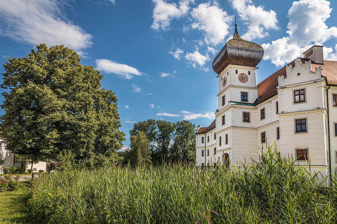 Hohenkammer Castle in Hohenkammer, Upper Bavaria, Bavaria, Germany