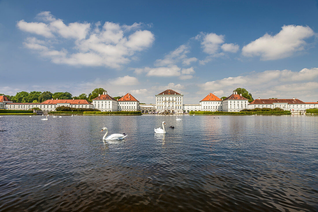 Schloss Nymphenburg in München, Oberbayern, Bayern, Deutschland