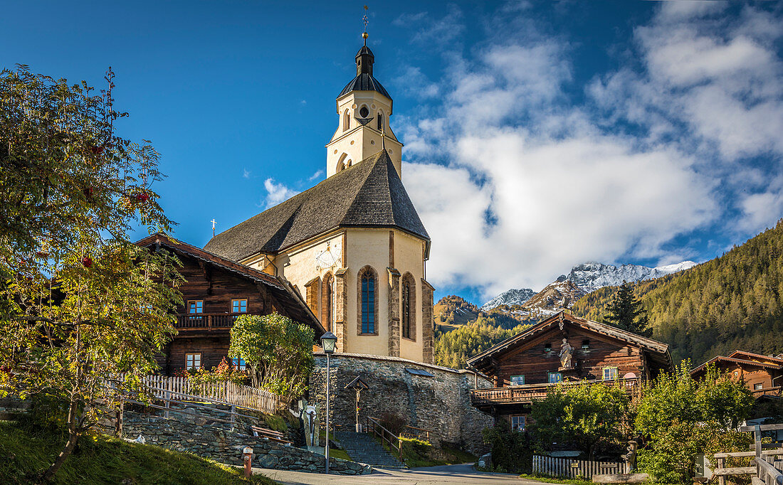 Wallfahrtskirche Maria Schnee in Obermauern, Virgental, Osttirol, Tirol, Österreich