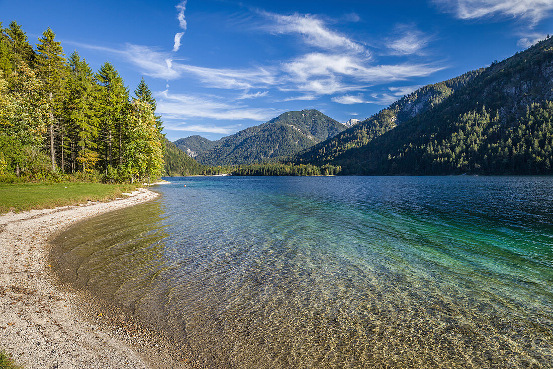 Plansee bei Reutte in Tirol, Tirol, Österreich