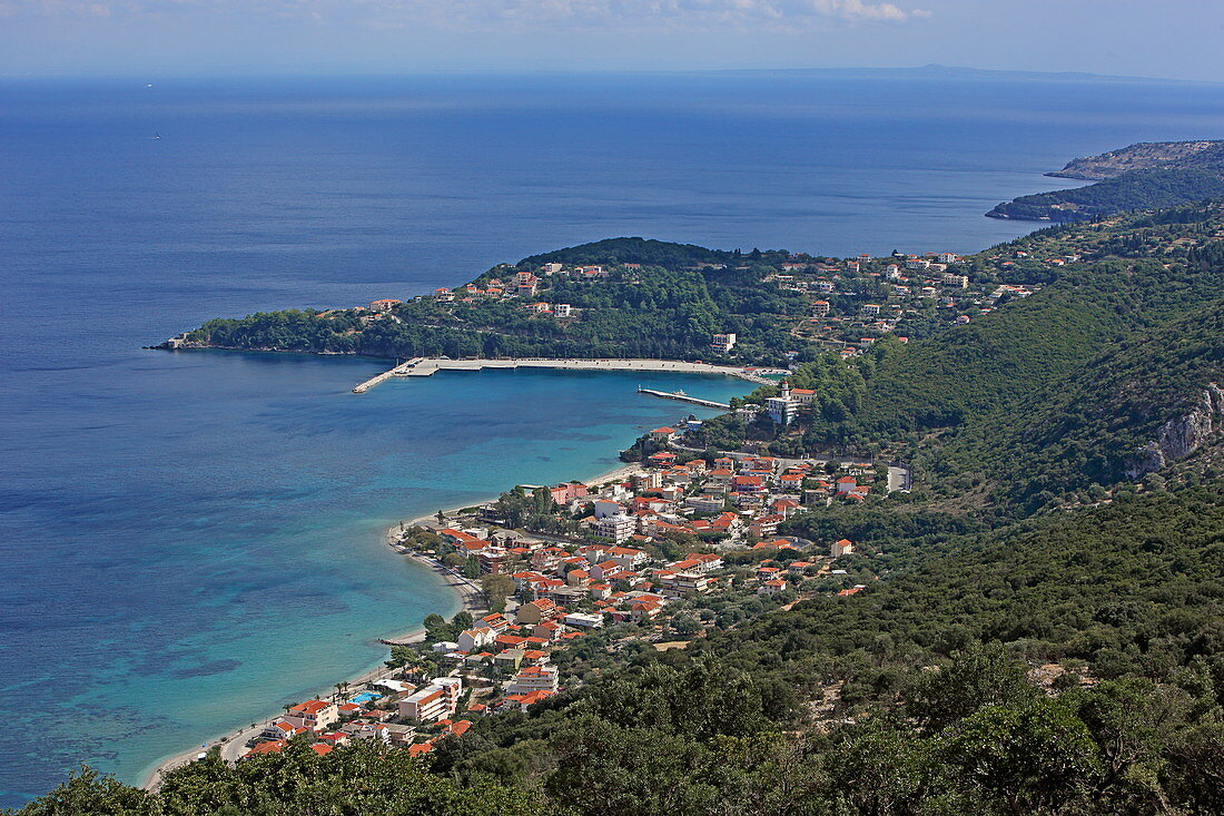 The Poros on the east coast of the island of Kefalonia, Ionian Islands, Greece