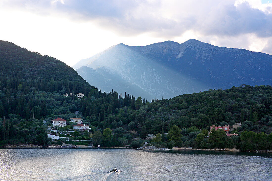 View of the Greek island of Meganisi, Ionian Islands, Greece, Europe