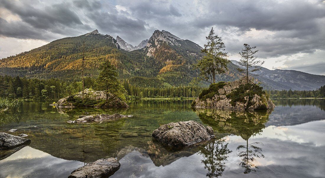 Hintersee, Hochkalter, Berchtesgadener Land, Bayern, Deutschland