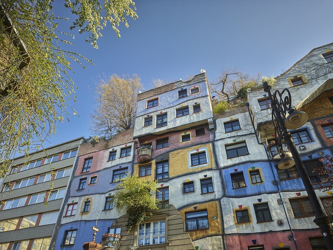 Hundertwasserhaus, 3rd district Landstrasse, Vienna, Austria