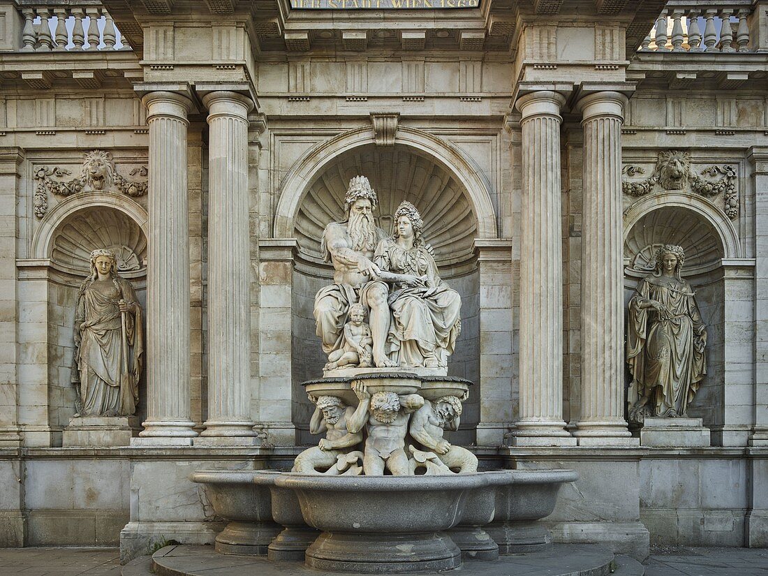 Albrechtsbrunnen, 1. Bezirk Innere Stadt, Wien, Österreich