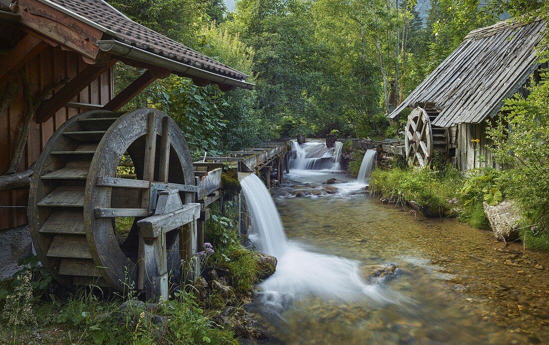 alte Wassermühlen, Bodental, Kärnten, Österreich