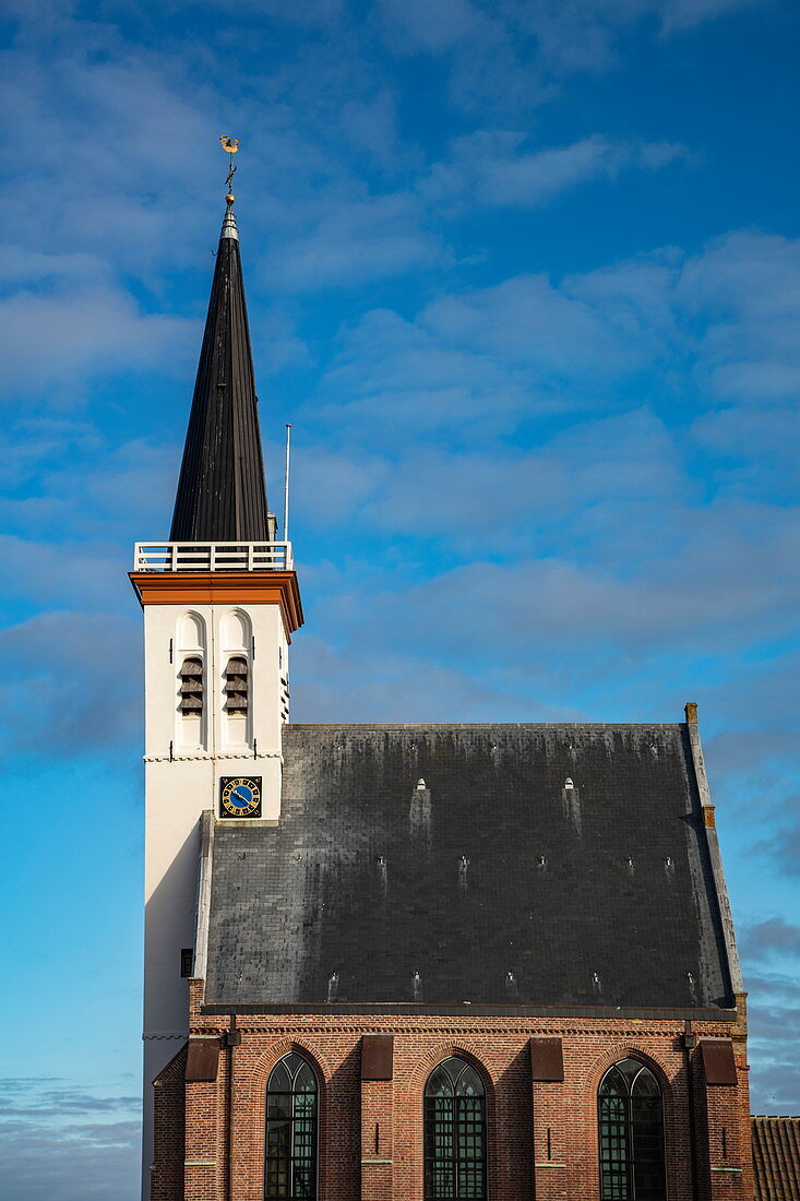 Kerk Den Hoorn Kirche, Den Hoorn, Texel, Westfriesische Inseln, Friesland, Niederlande, Europa