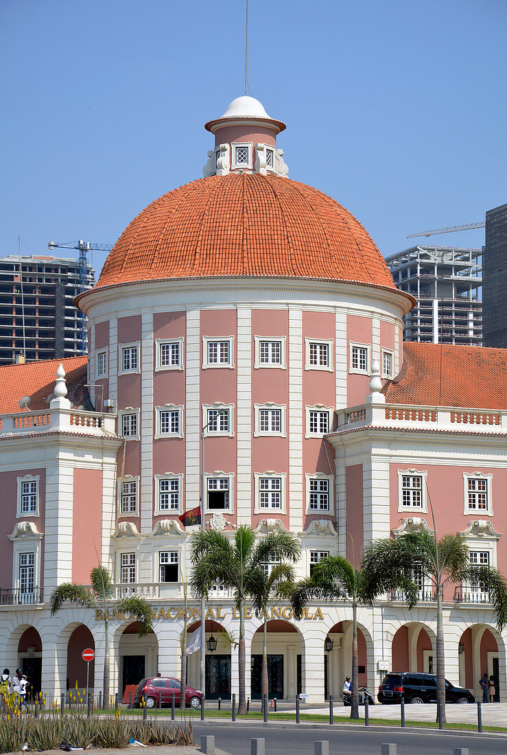 Angola; Luanda Province; Capital Luanda; renovated historic building of the National Bank of Angola;