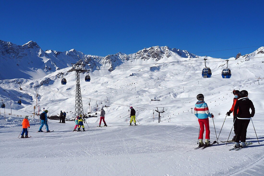 Arosa ski area, Graubünden, Switzerland