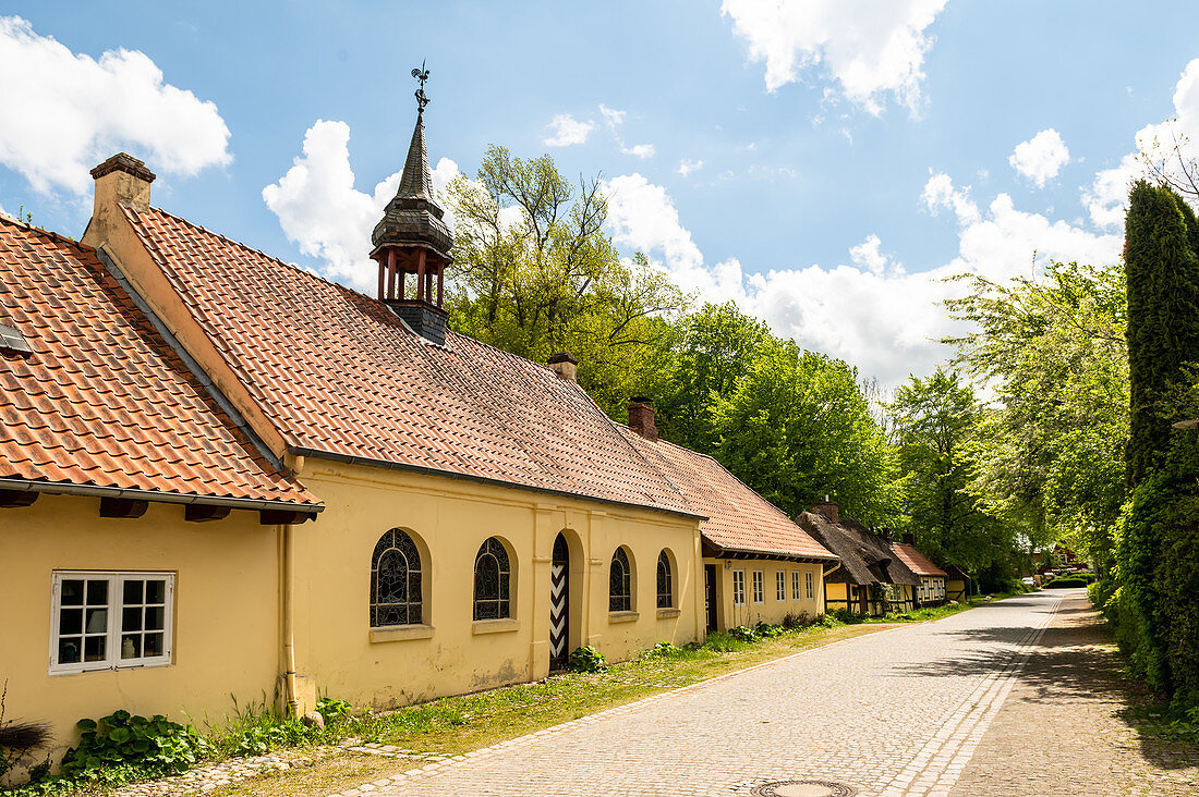 St. Johannis-Armenstift in Vogelsang-Grünholz, Schleiregion, Schwansen, Damp, Schleswig-Holstein, Germany