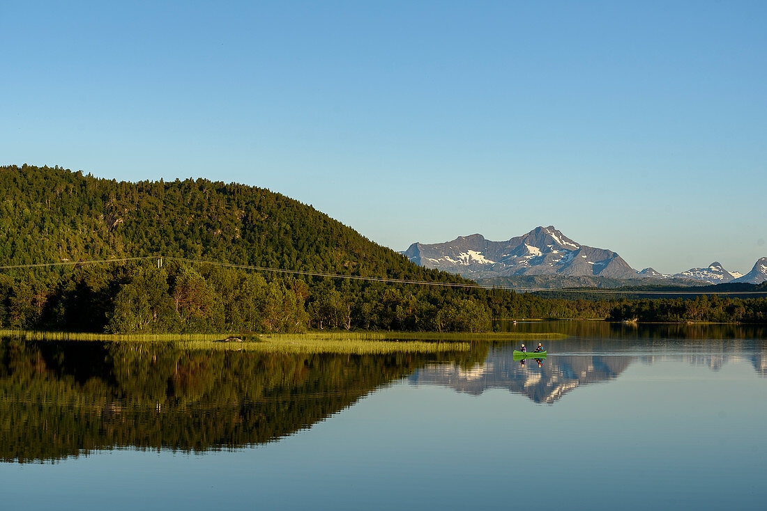 Landschaft auf Hamarøy, Norwegen