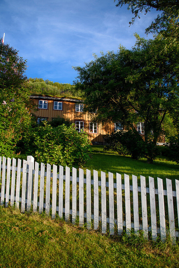 Hamsund, Hamsuns Elternhaus, Schriftsteller Knut Hamsun, Hamsun-Zentrum, Hamarøy, Norwegen