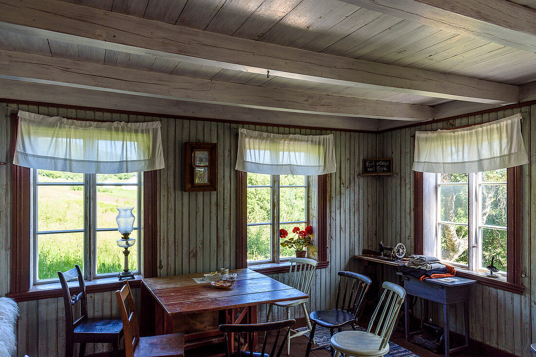 Hamsund, Hamsun's childhood home, writer Knut Hamsun, Hamsun Center, Hamarøy, Norway