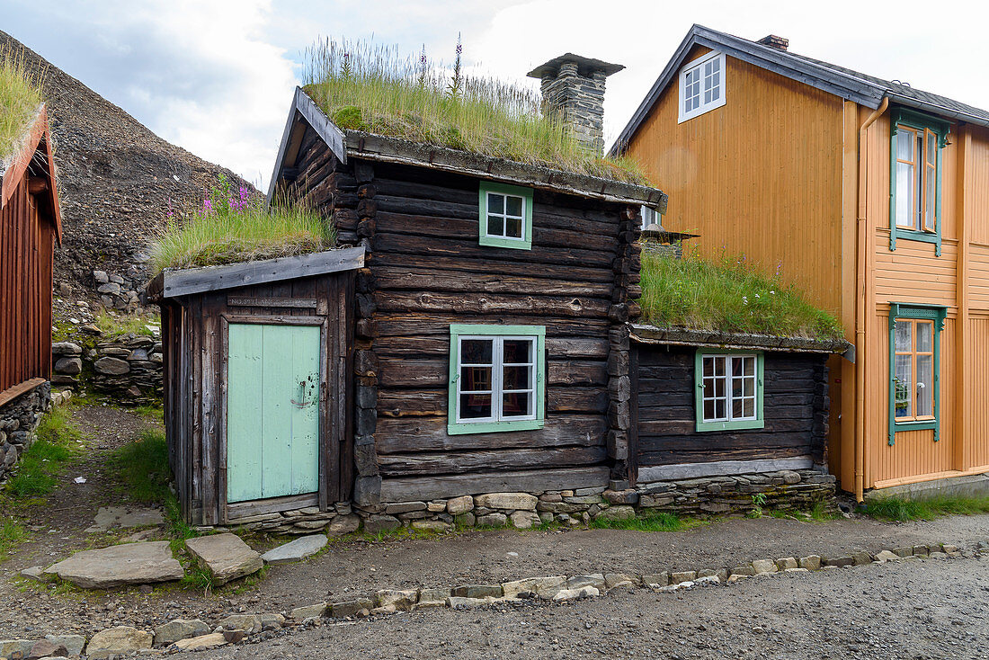 Mining town of Røros: Bergstaden (old town), Roros, Norway