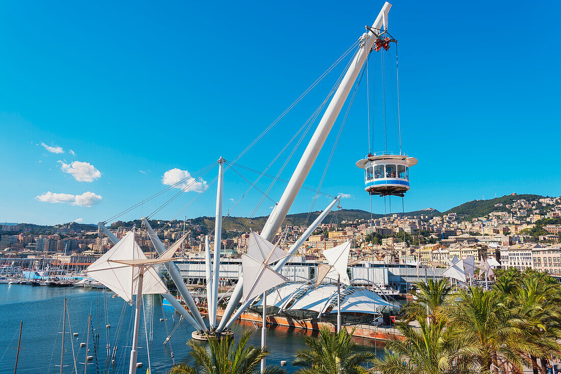 Bigo, Porto Antico (Old Port), Genoa, Liguria, Italy, Europe,