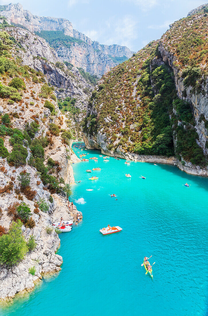 Lake of Sainte-Croix, Gorges du Verdon, Alpes-de-Haute Provence, Provence, France, Europe