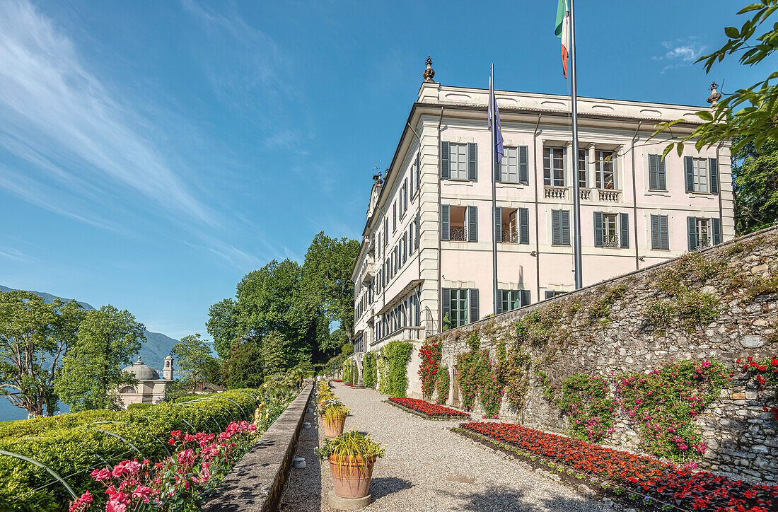 Garden of the Villa Carlotta in Tremezzo on Lake Como, Lombardy, Italy