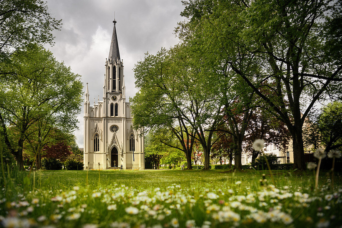 St Martingskirche in Bad Ems, UNESCO Weltkulturerbe „Bedeutende Kurstädte Europas“, Rheinland-Pfalz, Deutschland