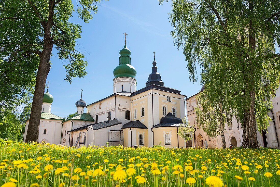Russland, Goritsy, Kirillo-Belozersky-Kloster am Weißen See