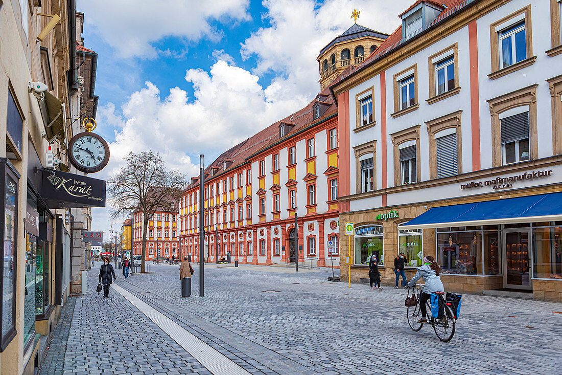 Maximilianstraße in Bayreuth, Bayern, Deutschland