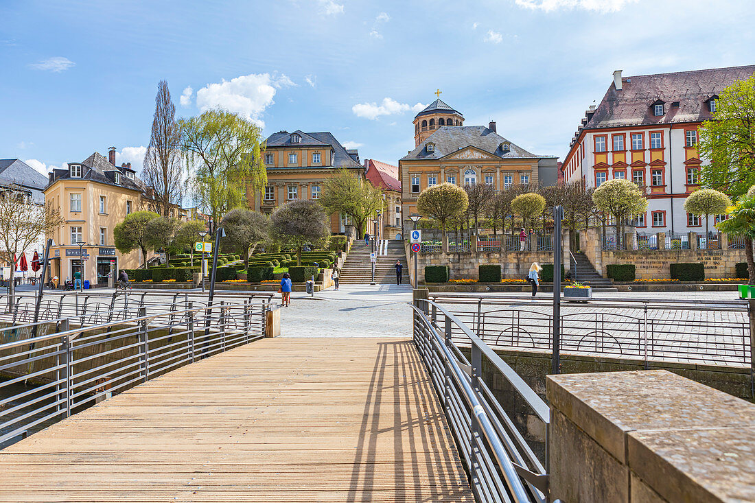 La Spezia Square in Bayreuth, Bavaria, Germany