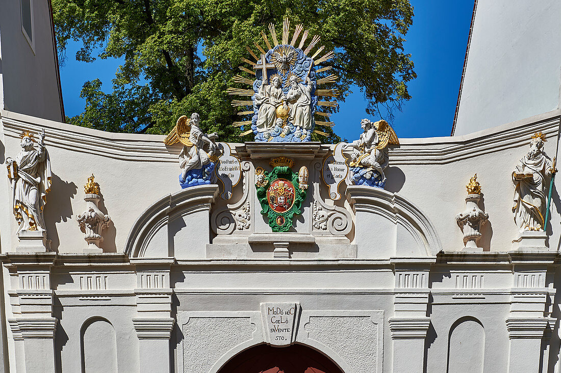Tor der Domschatzkammer von St. Petri, Bautzen, Deutschland