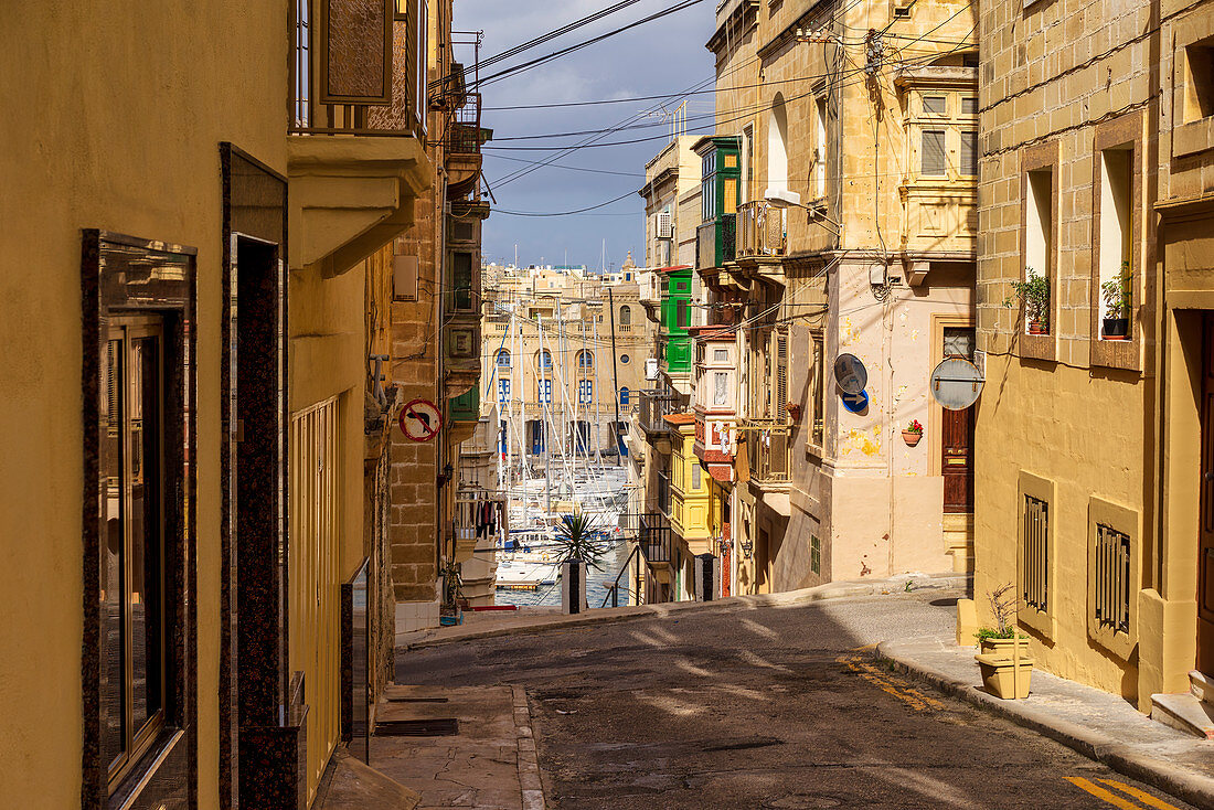 Unterwegs in Vittoriosa, Valletta, Malta, Europa                            