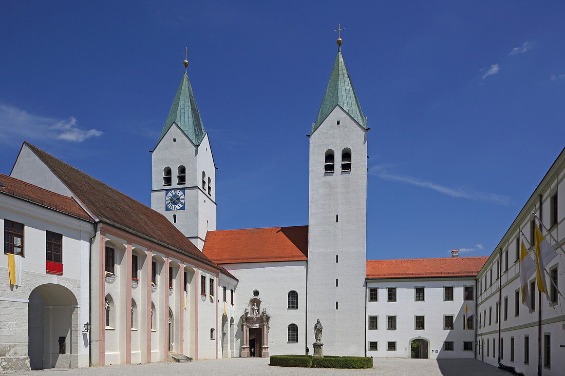Cathedral, Freising, Upper Bavaria, Bavaria, Germany
