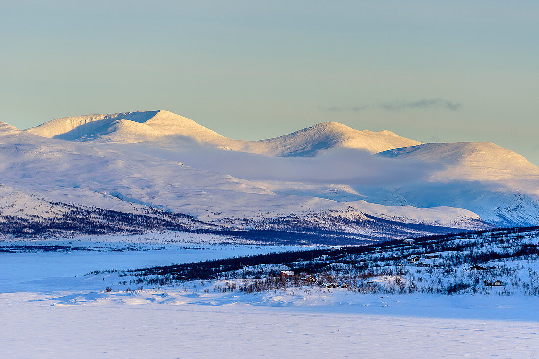 Landscape at Björn Klauer's husky farm, Bardufoss, Norway