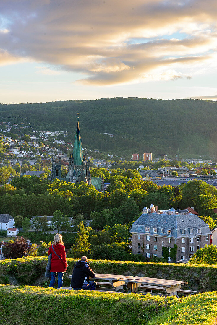 View from Kristiansten Fortress, Trondheim, Norway