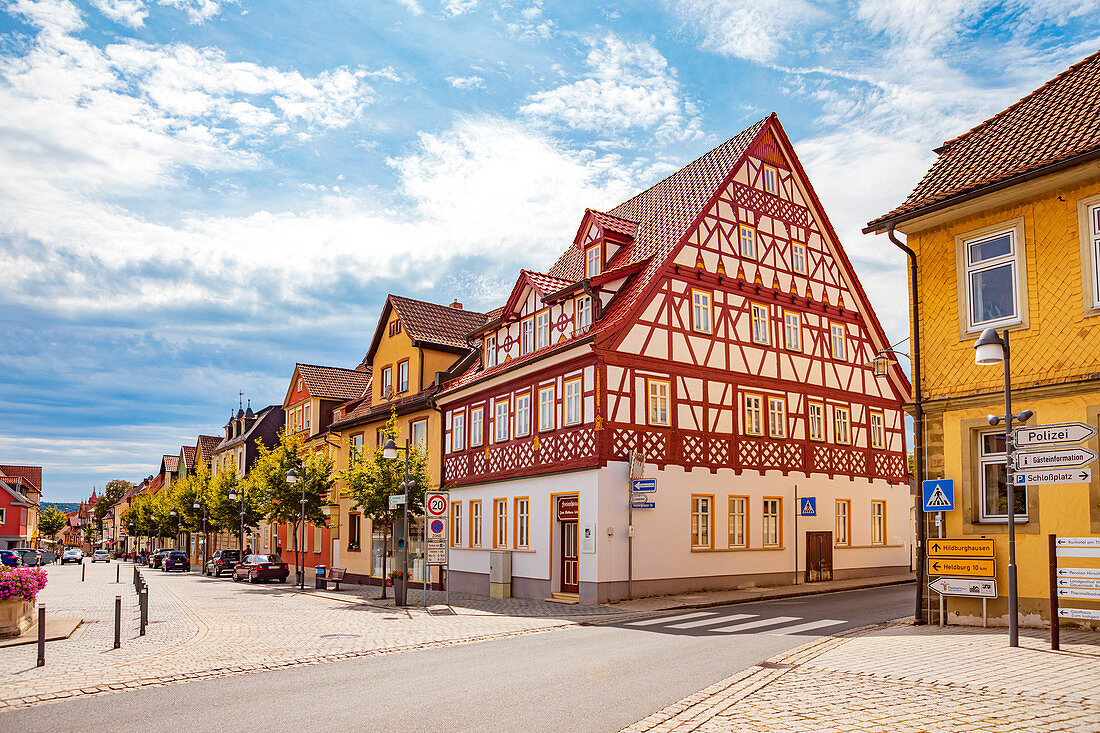 Markt in Bad Rodach, Bayern,  Deutschland