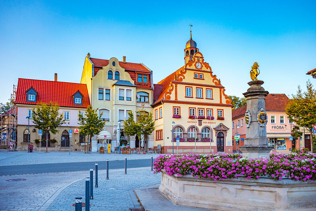 Town hall Bad Rodach, Bavaria, Germany