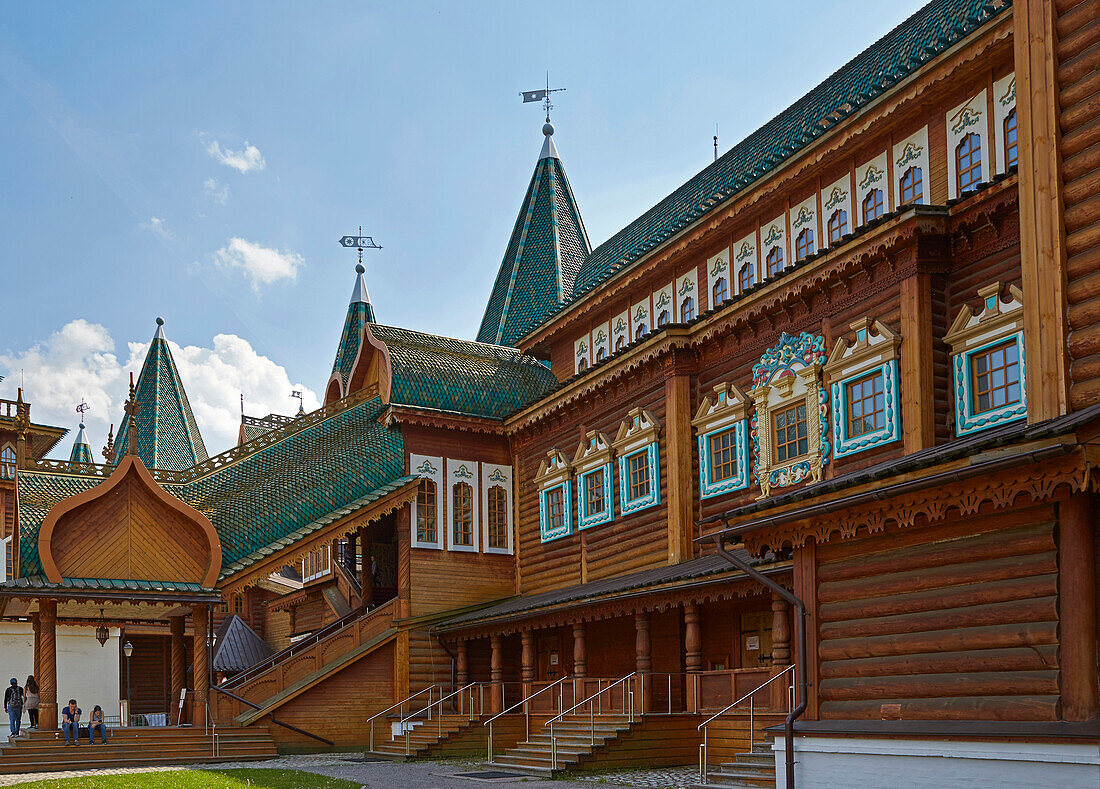 Kolomenskoye Open-Air Museum near Moscow, Wooden Palace, Moskva, Moscow-Volga Canal, Russia, Europe