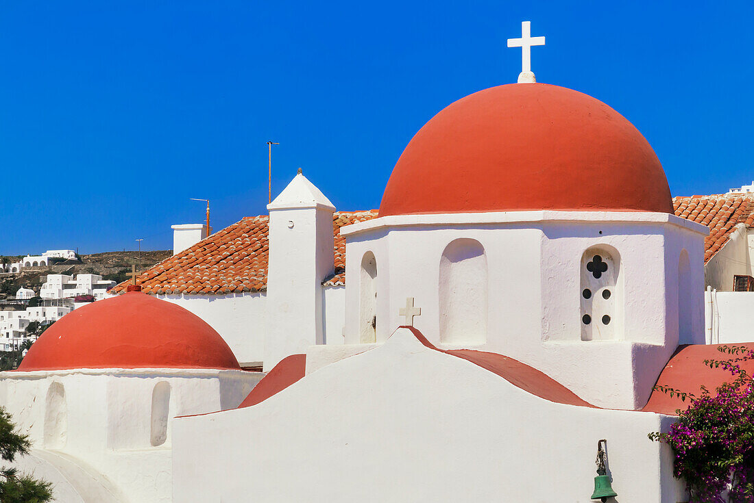 Greek orthodox chapel, Mykonos Town, Mykonos, Cyclades Islands, Greece