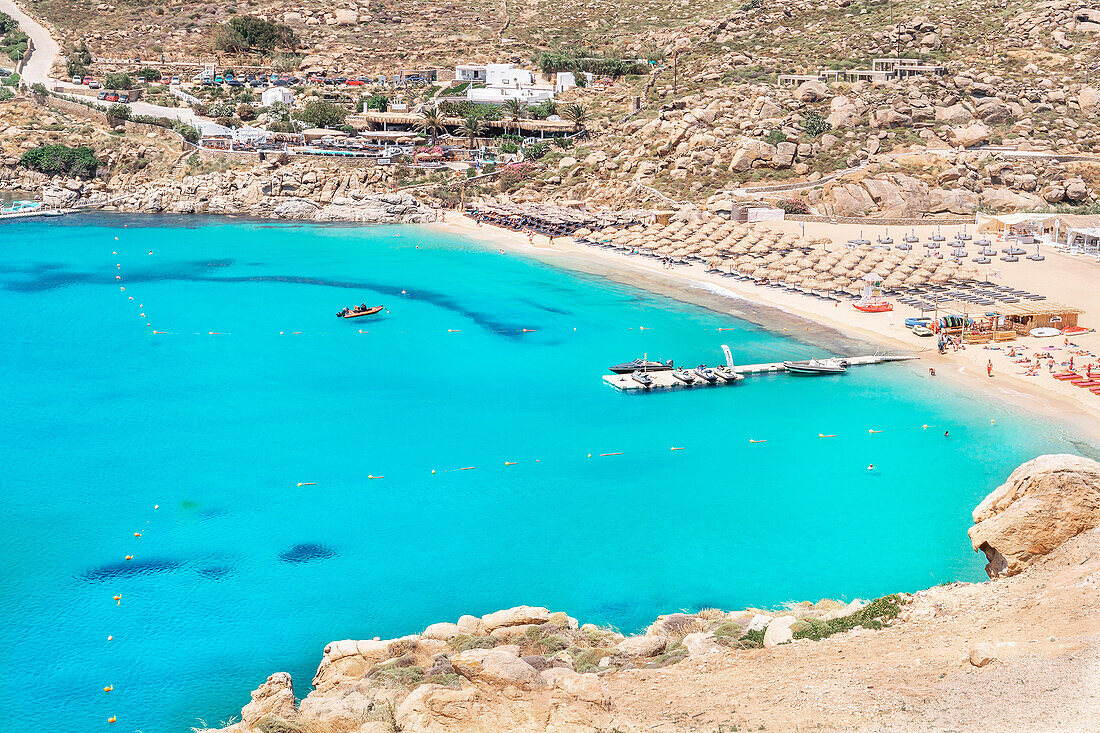 Super Paradise Beach, Mykonos, Cyclades Islands, Greece