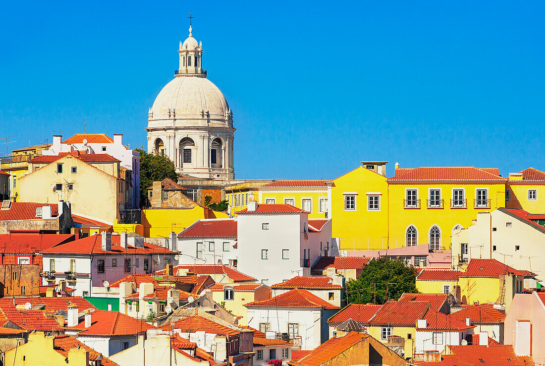 Alfama District view, Lisbon, Portugal