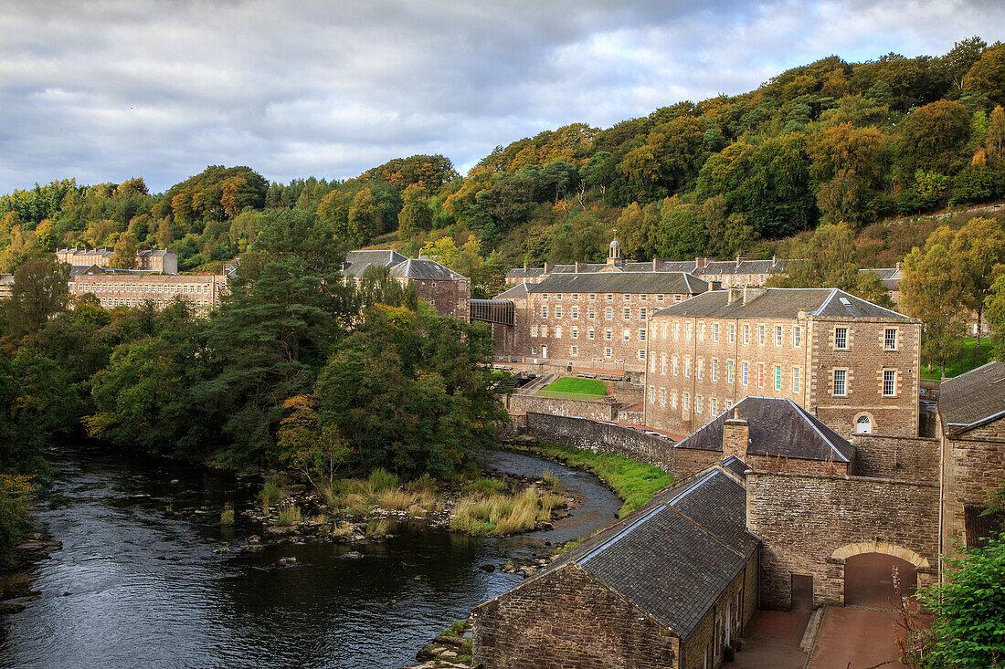 New Lanark, Cotton Mill Museum, Robert Owen, South Lanarkshire, Scotland, UK