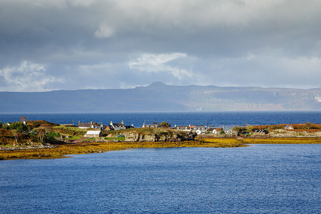 Ard-dhubh, Applecross Halbinsel, Skye im Hintergrund, Wester Ross, Westküste,  Schottland UK