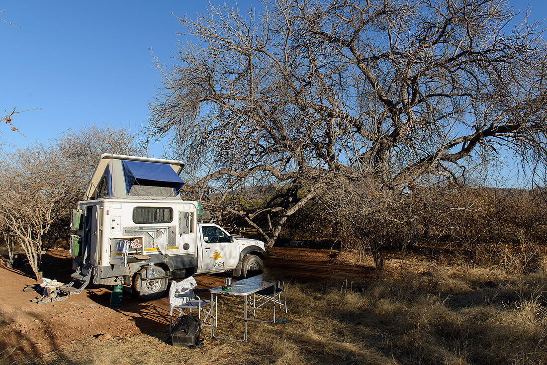 Campingplatz mit Feuerstelle in der Nähe von Twyfelfontein, Namibia