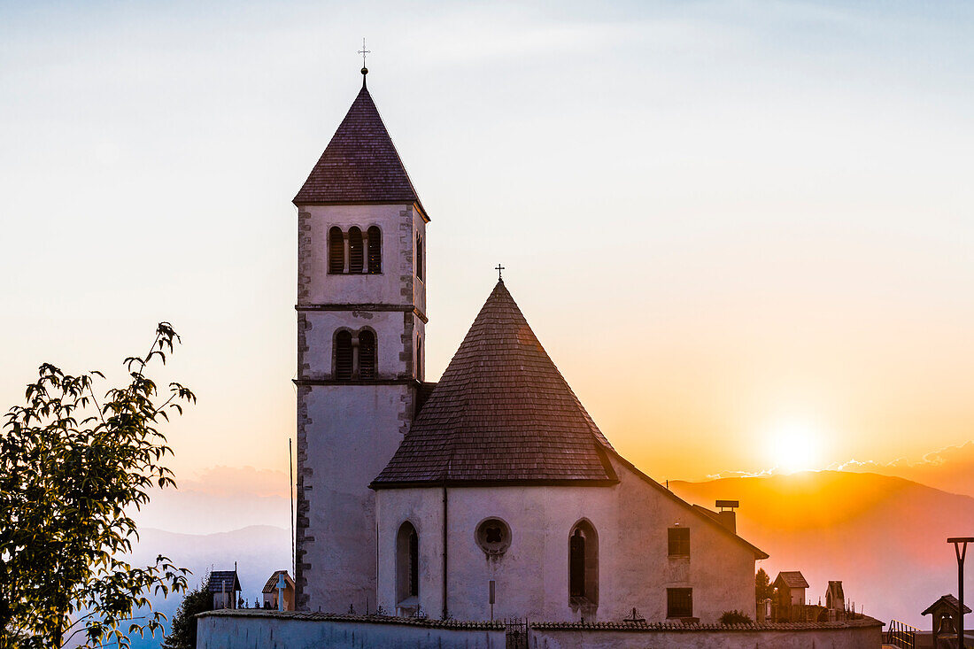 Church, St. Wolfgang, Aldein, Radein, South Tyrol, Alto Adige, Italy